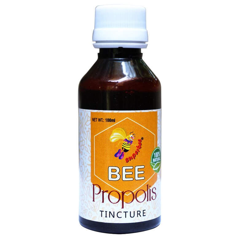 Combo Of Propolis & Ashwagandha Enriched Honey, 500g And Bee Propolis Tincture, 100ml